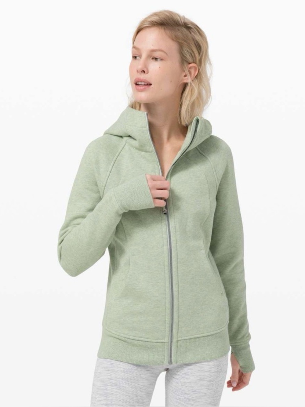 Lululemon Scuba Hoodie *Light Cotton Fleece Heathered Springtime Sweatshirt